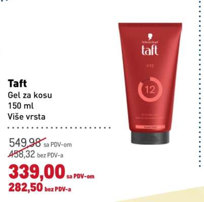 Taft Gel za kosu