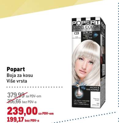 Popart Boja za kosu