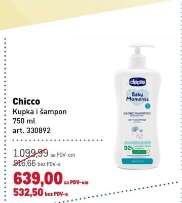 Chicco Kupka i šampon