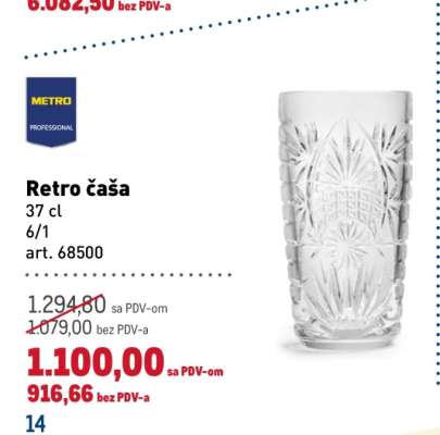Retro čaša