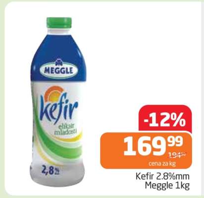 Kefir 2.8%mm Meggle 1kg
