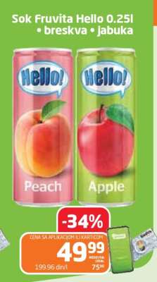Sok Fruvita Hello 0.25l