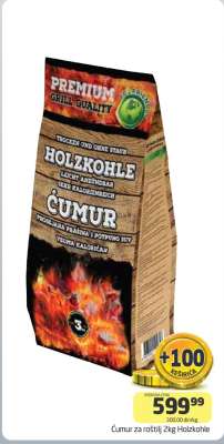 Čumur za roštilj 2kg Holzkohle