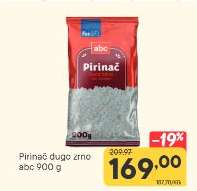 Pirinač dugo zrno ABC 900 g