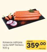 Kobasica roštiljska tanka MAP Delikata