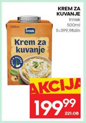 KREM ZA KUVANJE