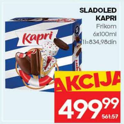 Sladoled Kapri