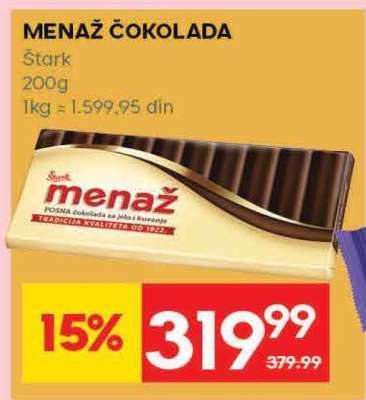 Menaž čokolada