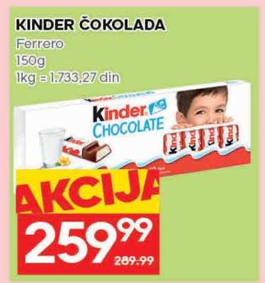 Kinder Čokolada