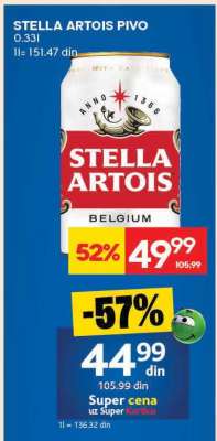 Stella Artois pivo