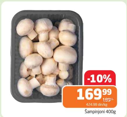 Šampinjoni 400g