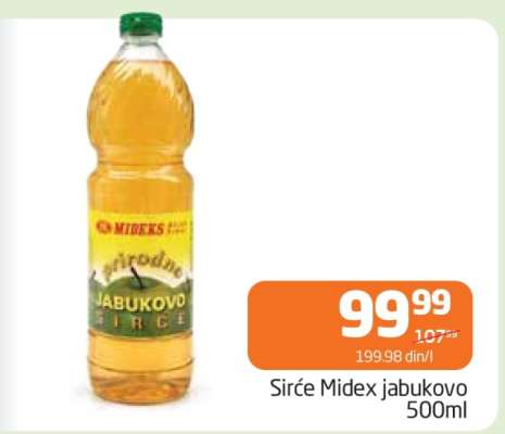 Sirće Midex jabukovo 500ml