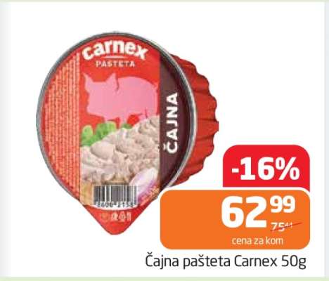 Čajna pašteta Carnex, 50g