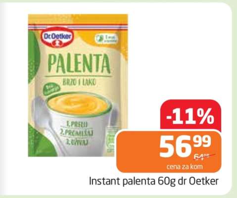 Instant palenta 60g dr Oetker