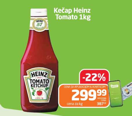 Kečap Heinz Tomato 1kg