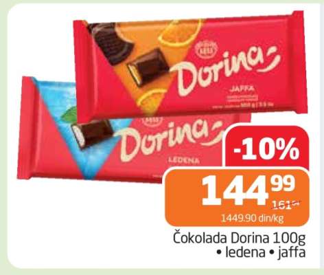 Čokolada Dorina 100g
