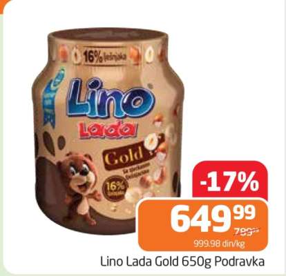 Lino Lada Gold 650g Podravka