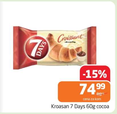 Kroasan 7 Days 60g cocoa
