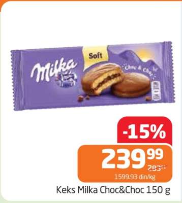 Keks Milka Choc&Choc 150 g