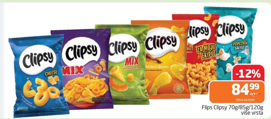 Flips Clipsy 70g/85g/120g