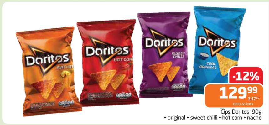 Čips Doritos 90g