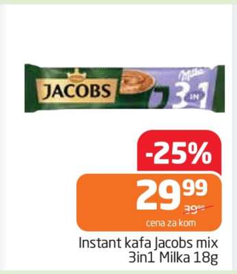 Instant kafa Jacobs mix 3in1 Milka 18g