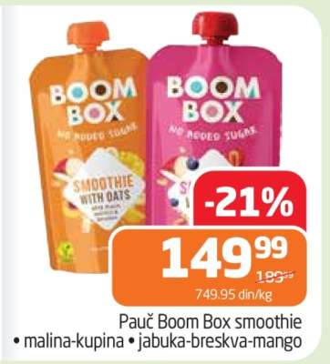 Pauč Boom Box smoothie