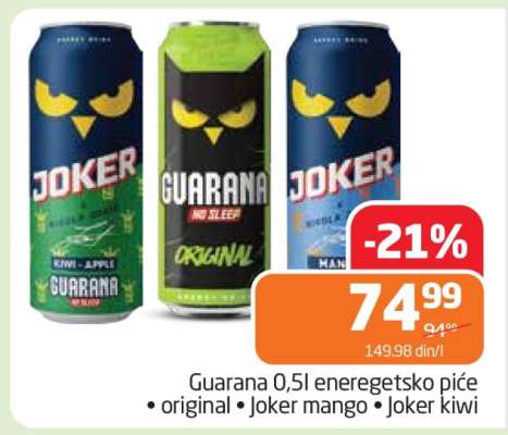Guarana 0,5l energetsko piće