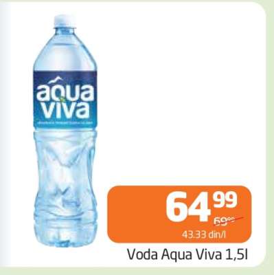 Voda Aqua Viva 1,5l