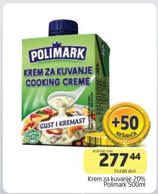 Krem za kuvanje 20% Polimark 500ml