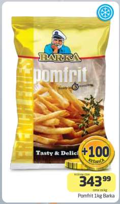 Pomfrit 1kg Barka