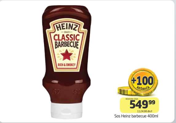 Sos Heinz barbecue 400ml
