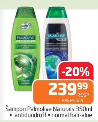 Šampon Palmolive Naturals 350ml