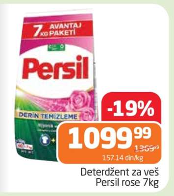 Deterdžent za veš Persil rose 7kg