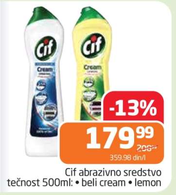 Cif Abrazivno sredstvo