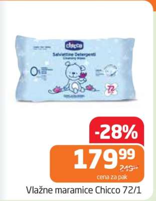 Vlažne maramice Chicco , 72/1