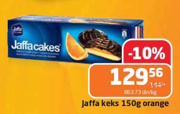 Jaffa keks 150g orange