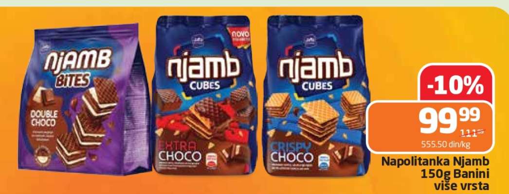 Napolitanka Njamb 150g Banini
