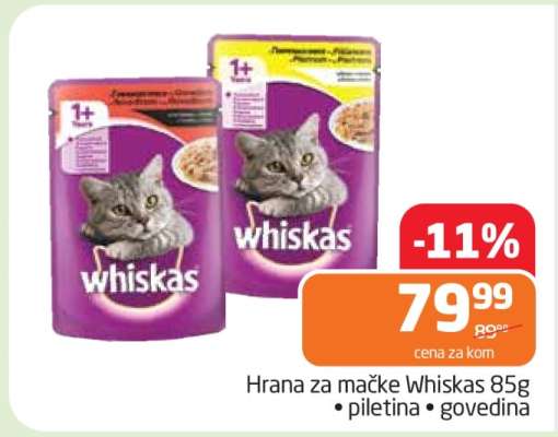 Hrana za mačke Whiskas 85g