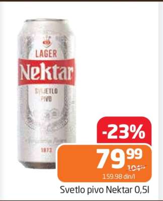 Svetlo pivo Nektar 0.5l