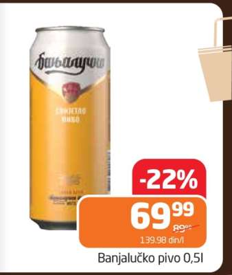 Banjalučko pivo 0.5l