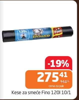 Kese za smeće Fino 120l 10/1