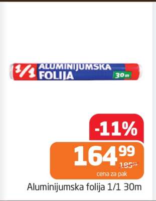 Aluminijumska folija 1/1 30m