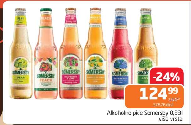 Alkoholno piće Somersby 0.33l