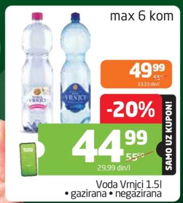 Voda Vrnjačka 1.5l