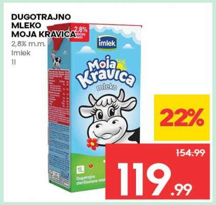 DUGOTRAJNO MLEKO Moja Kravica