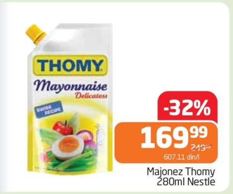 Majonez Thomy 280ml Nestle