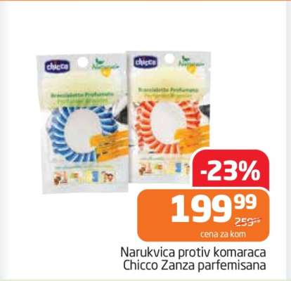 Narukvica protiv komaraca Chicco Zanza parfemisana