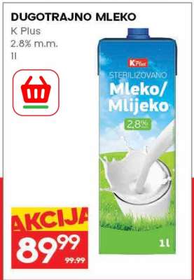 DUGOTRAJNO MLEKO