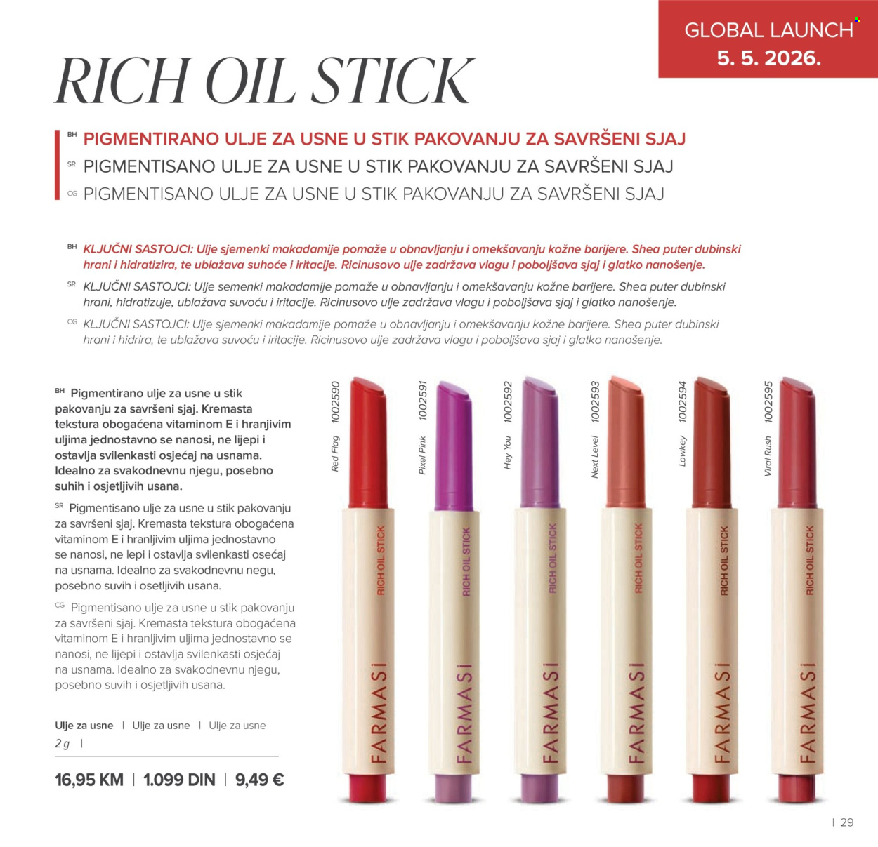 Farmasi katalog - 01.05.2026 - 30.06.2026. Stranica 29